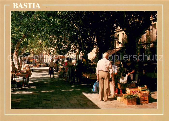 Bastia Quartier Terra Vecchia Marché Place de l Hôtel de Ville