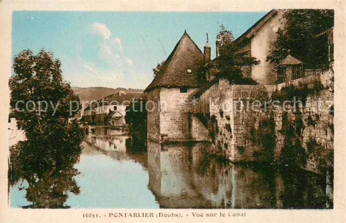 Pontarlier Doubs Canal