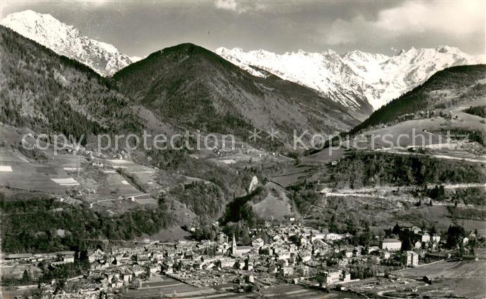 Allevard les Bains Isere Fliegeraufnahme