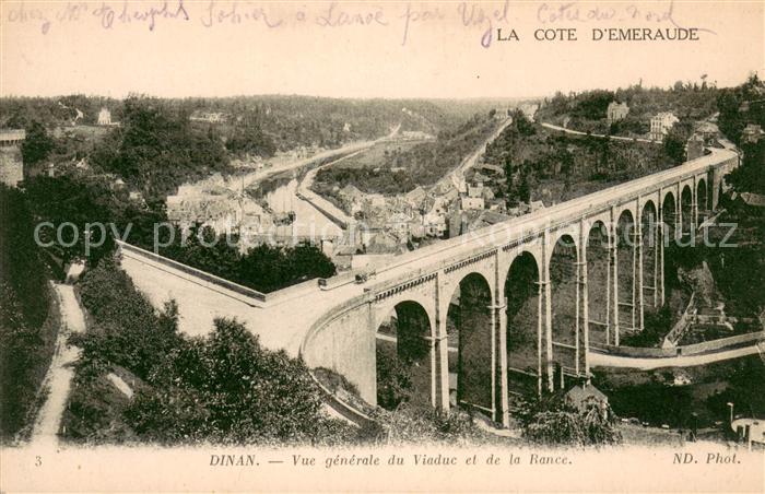 Dinan 22 Vue Generale Viaduc et la Rance