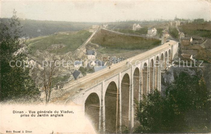 Dinan 22 Vue Generale du viaduc prise du Jardin anglais