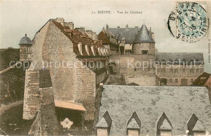 Dieppe 76 Vue du Chateau