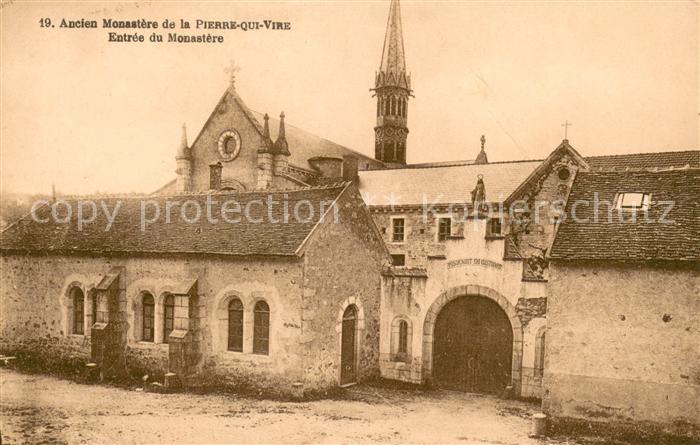 La Pierre-qui-Vire Acien Monastere Entree du Monastere