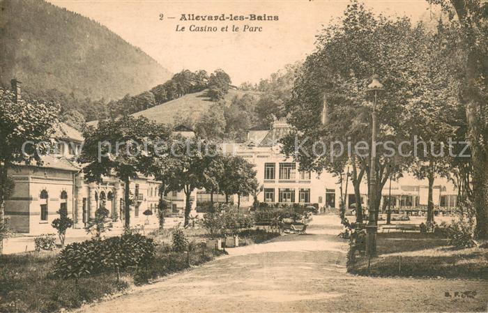 Allevard les Bains Isere Le Casino et le Parc