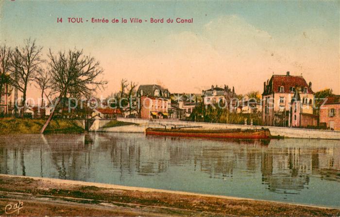 Toul 54 Entree de la Ville Bord du Canal