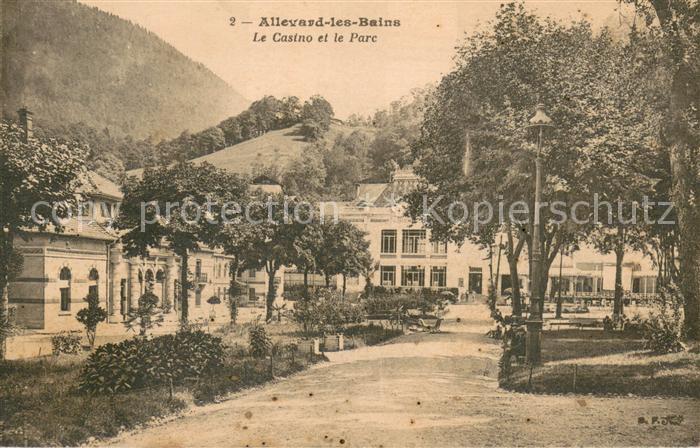 Allevard les Bains Isere Le Casino et le Parc