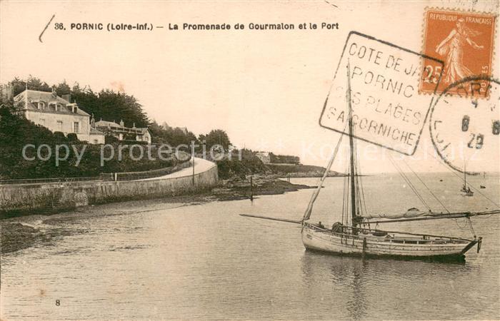 Pornic La Promenade de Gourmalon et le Port