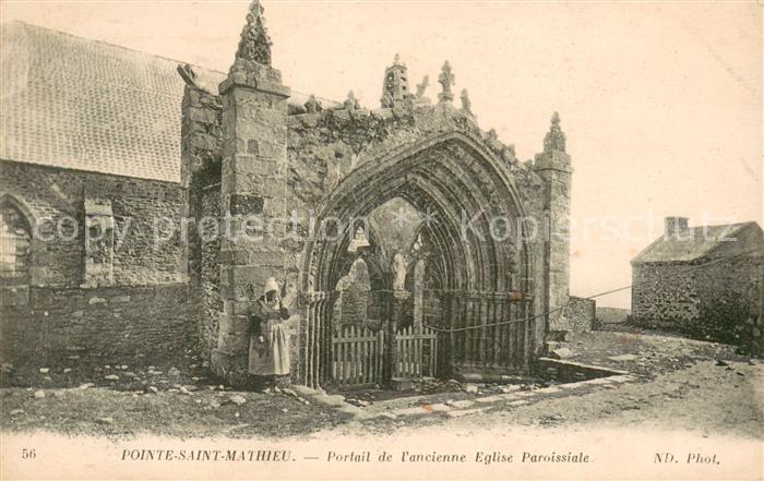 Pointe Saint-Mathieu Portail de l'ancienne Eglise Paroissial