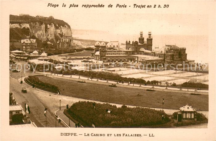 Dieppe 76 Le casino et les falaises