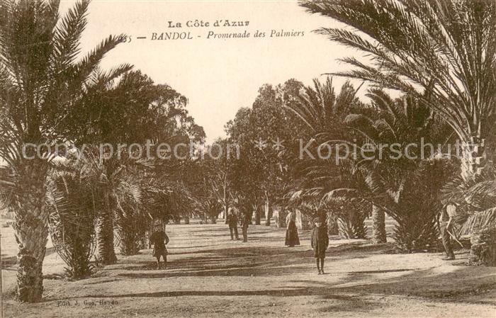 Bandol Promenade des Palmiers