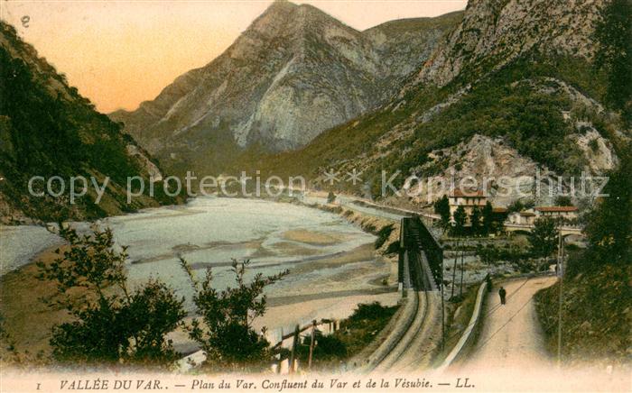 Le Plan du Var Confluent du Var et de la Vésubie Colle