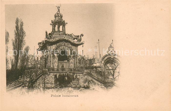 Exposition Universelle Paris 1900 Palais lumineux
