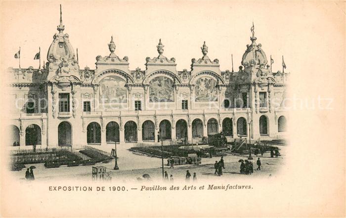 Exposition Universelle Paris 1900 Pavillon des Arts et Manufactures