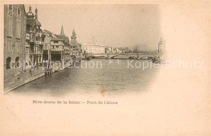 Exposition Universelle Paris 1900 Pont de l'Alma