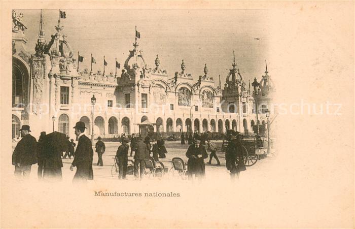Exposition Universelle Paris 1900 Manufactures Nationales