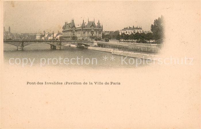 Exposition Universelle Paris 1900 Pont des Invalides
