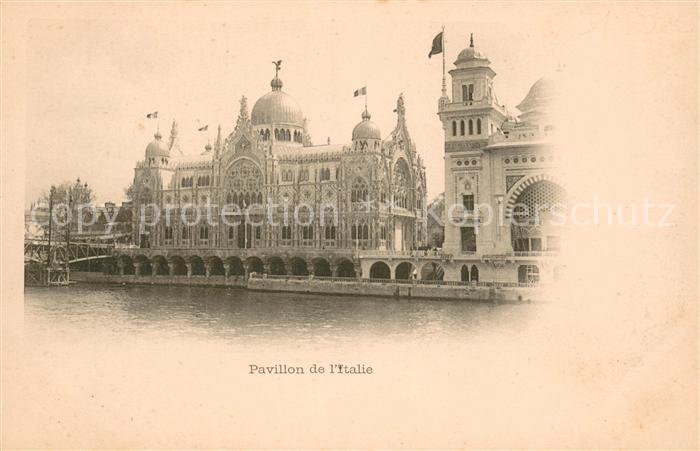 Exposition Universelle Paris 1900 Pavillon de l'Italie