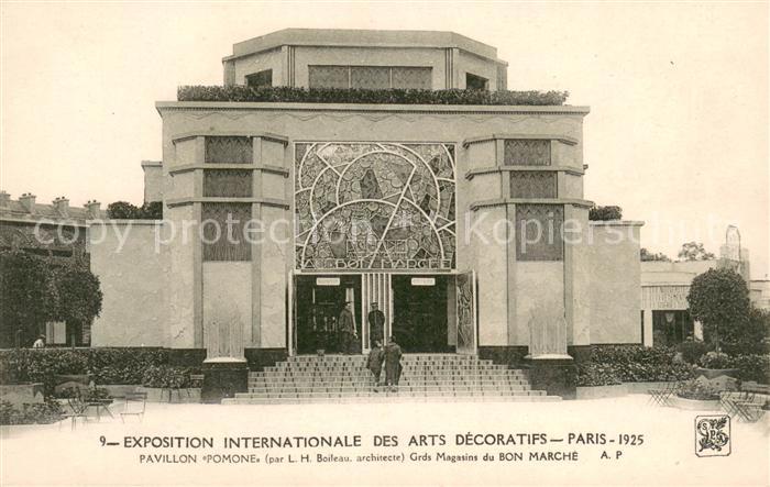Exposition Arts Decoratifs Paris 1925 Pavillon Pomone