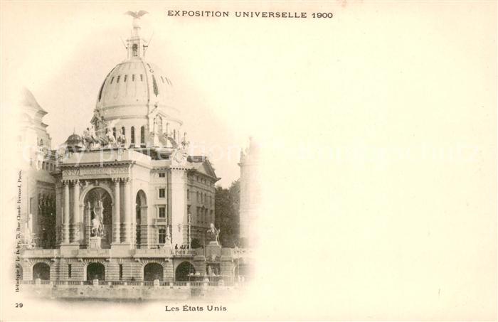 Exposition Universelle Paris 1900 Etats Unis