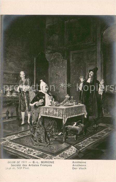 Kuenstlerkarte B.-L. Borione Anatheme