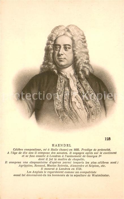 Komponist Georg Friedrich H?ndel