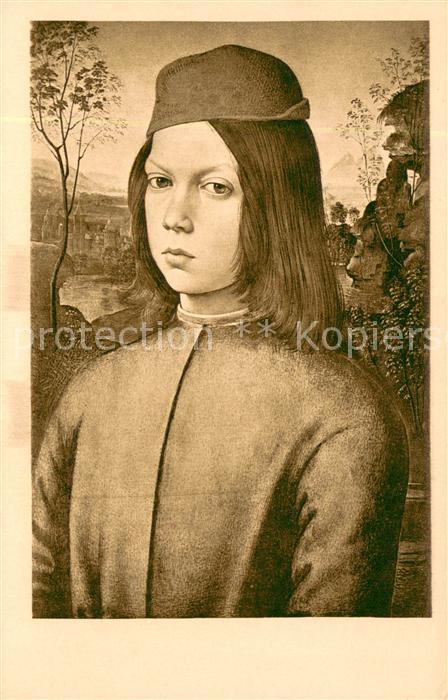 Kuenstlerkarte Pinturicchio Ein Knabe