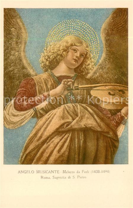 Kuenstlerkarte Melozzo de Forli Angelo Musicante