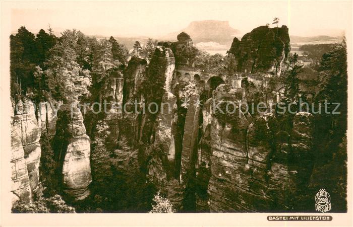 Saechsische Schweiz W.Hahn Gebirge