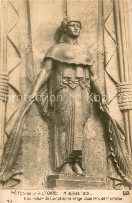Skulpturen Victoire 14. Juillet 1919