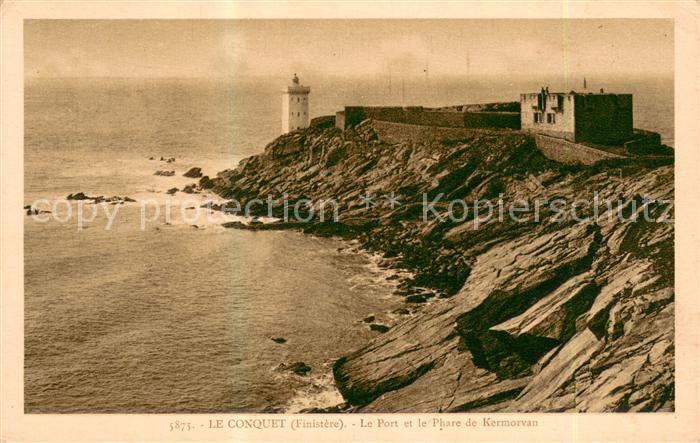 Leuchtturm Lighthouse Le Conquet  Kermorvan