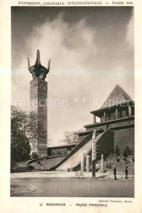 Exposition Coloniale Paris 1931 MADAGASCAR