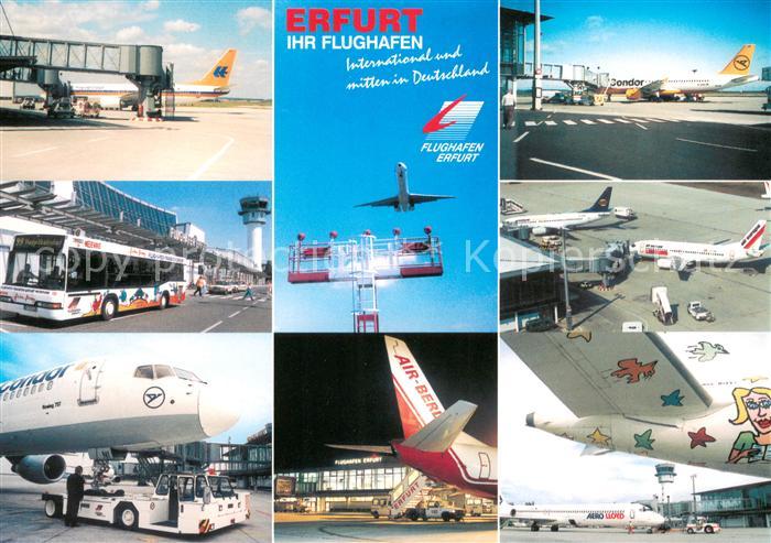 Flughafen Airport Aeroporto Erfurt