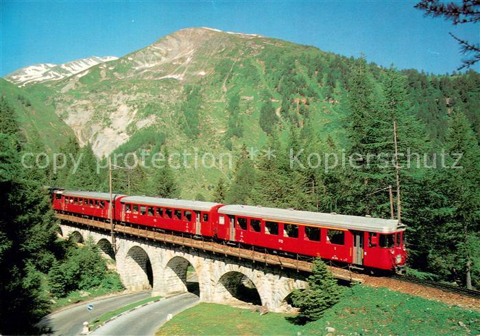 Eisenbahn Lammenviadukt vor Bau Basistunnel