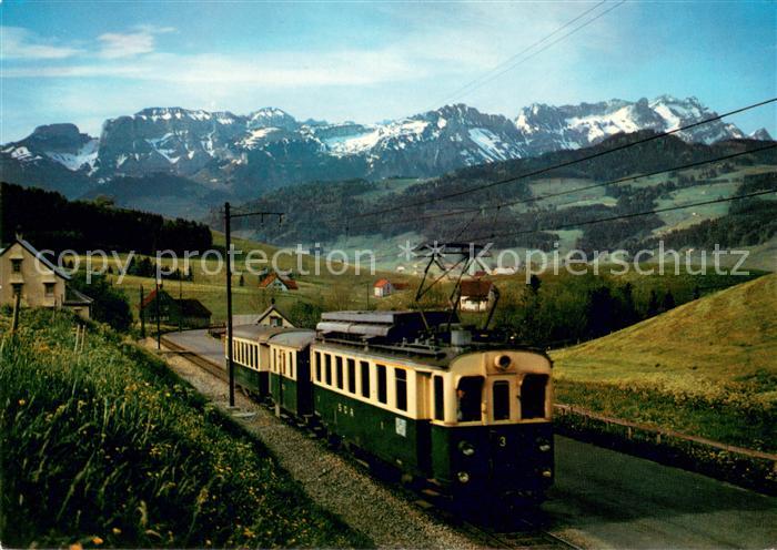 Eisenbahn St.Gallen Gais Appenzell Altstaetten Bahn