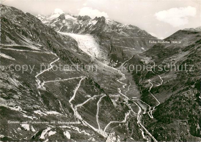 Gletscher Grimsel und Furkastrasse