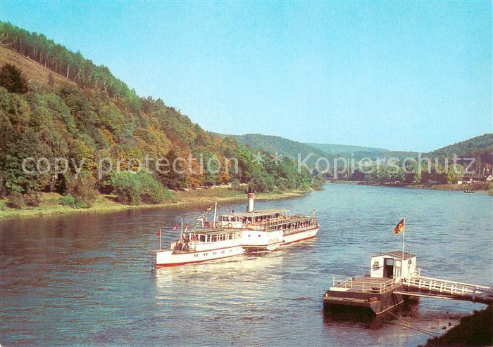Dampfer Seitenrad Weiße Flotte Dresden