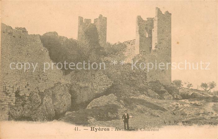 Hyeres les Palmiers Ruines du Chateau