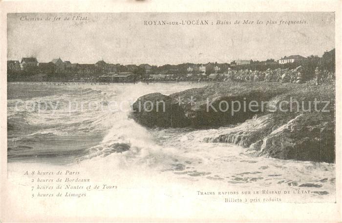 Royan 17 Bains de Mer les plus frequentes