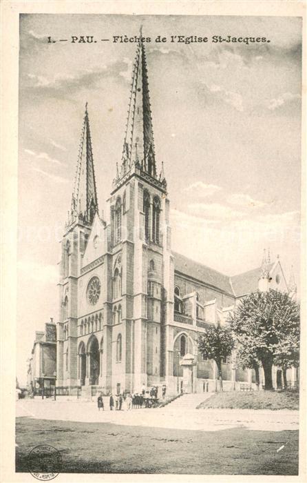 Pau 64 Flehes de l’Eglise St Jacques