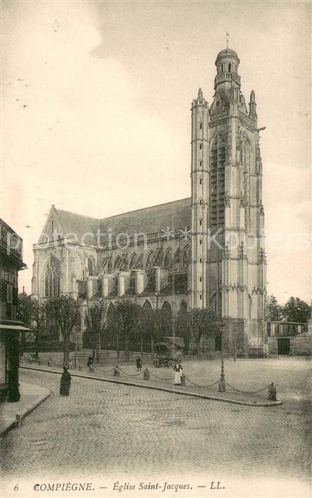 Compiegne Oise Eglise Saint Jacques