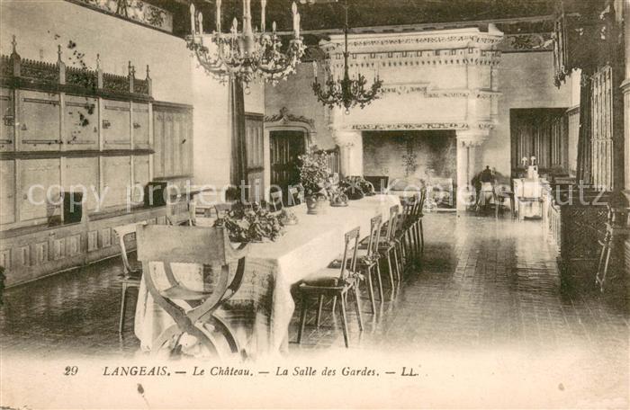 Langeais Le Chateau La Salle des Gardes