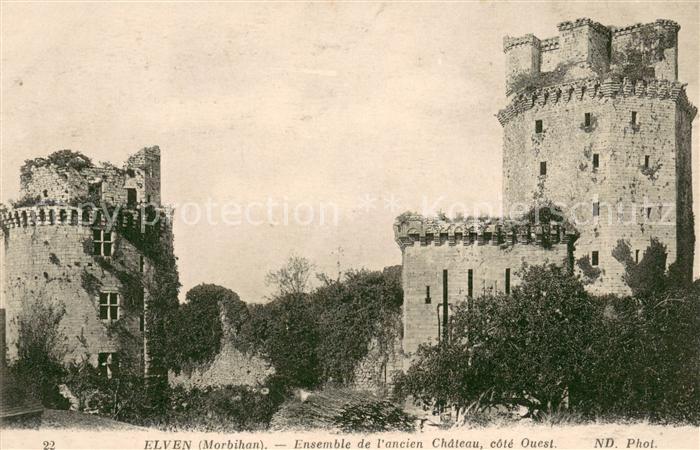 Elven Ensemble de l’ancien Chateau cote Ouest