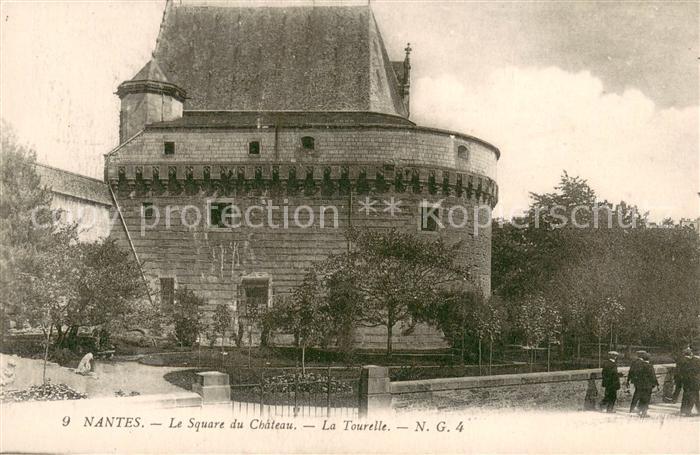 Nantes Loire Atlantique Le Square du Chateau La Tourelle