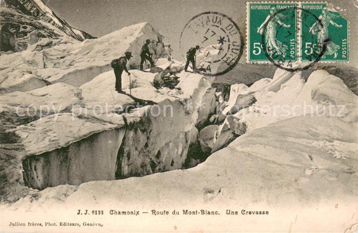 Chamonix Route du Mont Blanc Une Crevasse