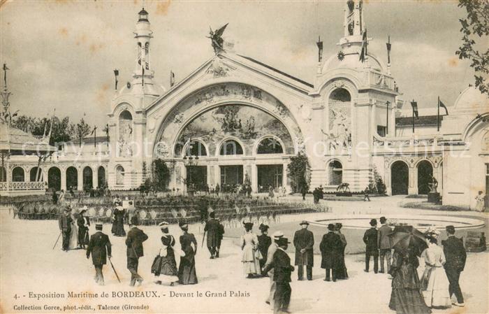 Bordeaux Exposition Maritime Devant le Grand Palais