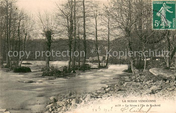 Mortagne-sur-Sevre La Sevre a l’Ile de Rochard