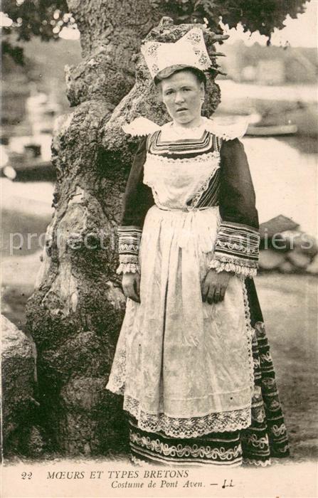 Moeurs-Verdey et types Bretons Costume de Pont Aven