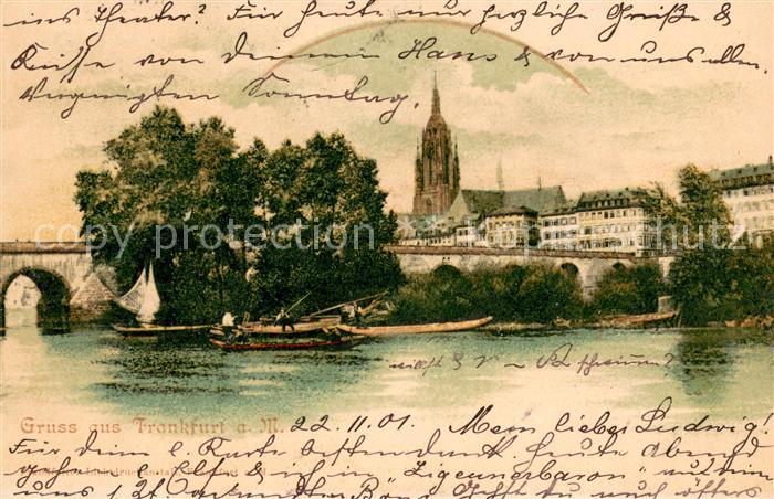 Frankfurt Main Partie am Main