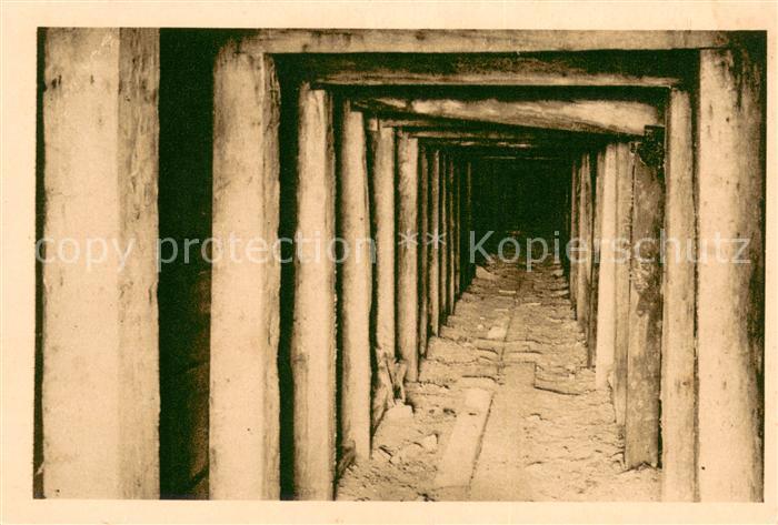 Vaux-devant-Damloup Fort de Vaux Gaine conduisant au mur de contrescapre Nord Es