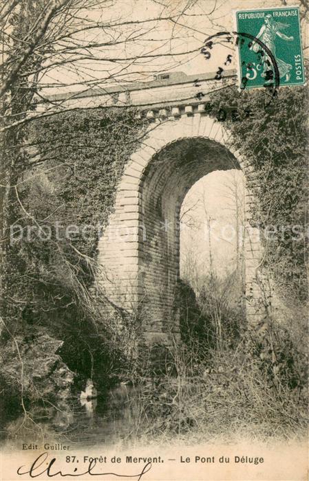 Mervent Foret de Mervent Le Pont du Deluge